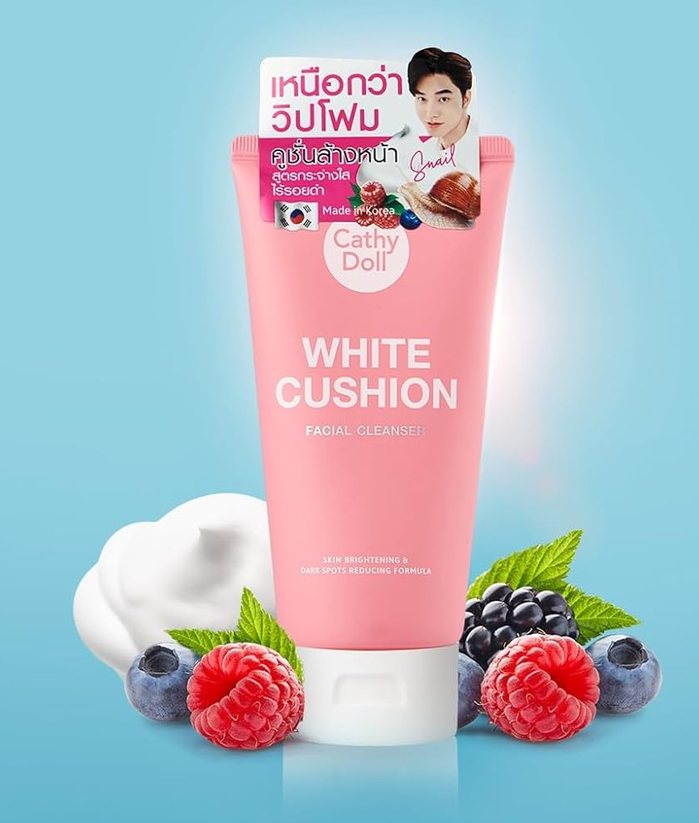 White Cushion Facial Foam Cleanser