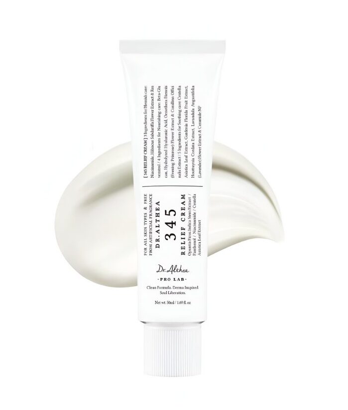 Crema facial antioxidante Dr. Althea 345 Relief Cream con resveratrol y cúrcuma para hidratar y rejuvenecer la piel
